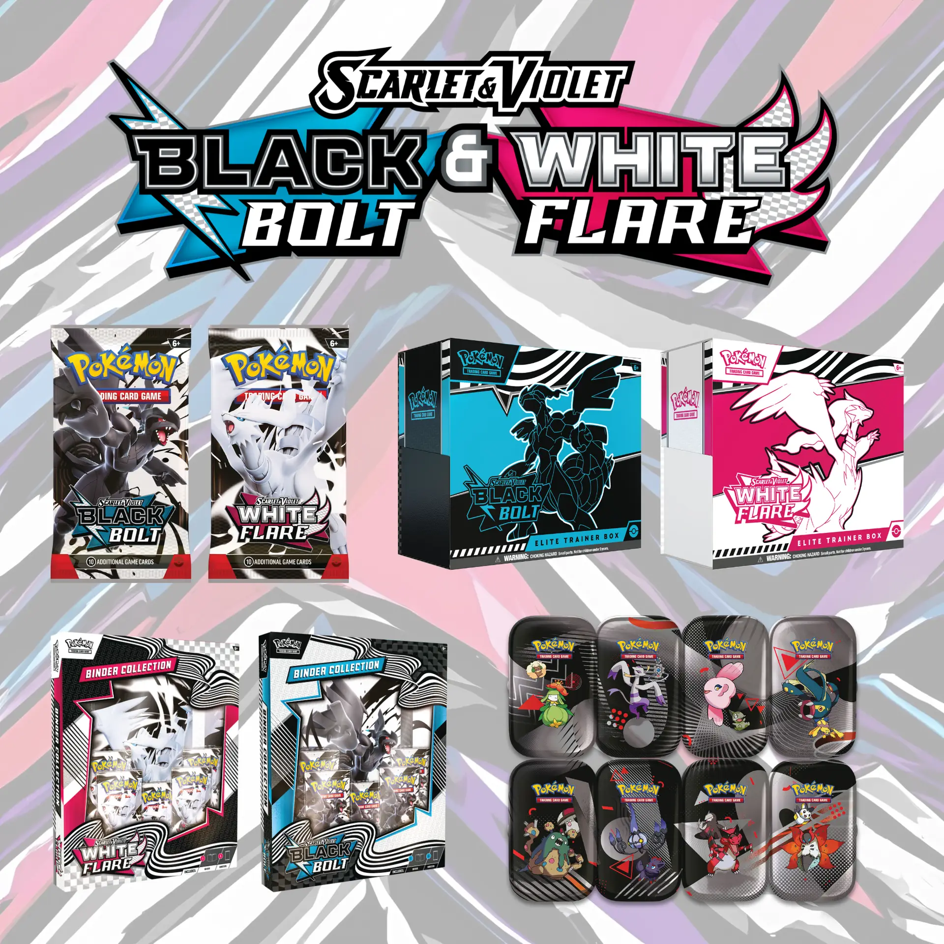 Pokémon Black Bolt and White Flare Sets Drop This Week