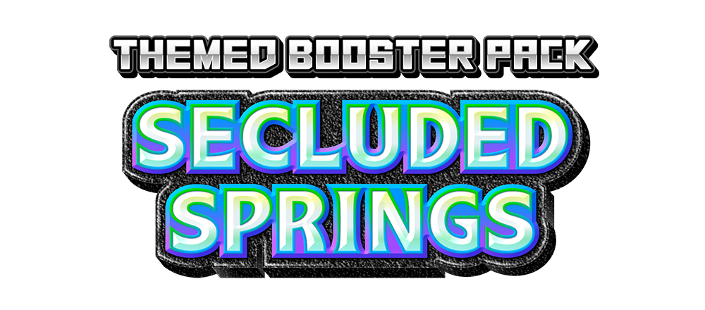 Logo for the Pokémon TCG Pocket Secluded Springs themed booster pack